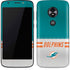 NFL Miami Dolphins White Striped Moto E5 Play Skin